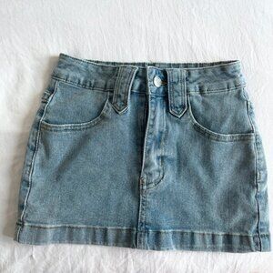 shein petite xxs mini skirt